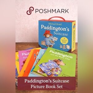 Paddington's Suitcase Picture Book Set by - Blue & Green